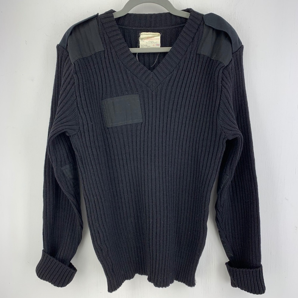 Vintage Brigade Quartermasters Rugged Woolly Pully Military Commando Sweater 42